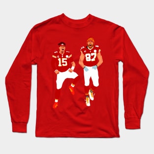 Patrick mahomes 15 x Travis KELCE 87 Long Sleeve T-Shirt